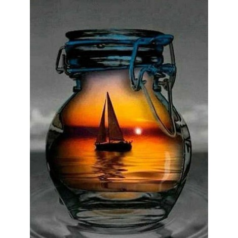 Sunset | 5D Diamond Painting | Square Diamond