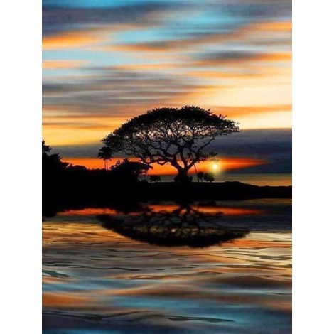 Sunset | 5D Diamond Painting | Square Diamond