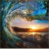 Sunset & Wave | 5D Diamond Painting | Square Diamond