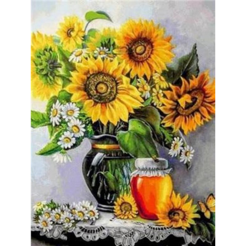 Sunflower | 5D Diamo...