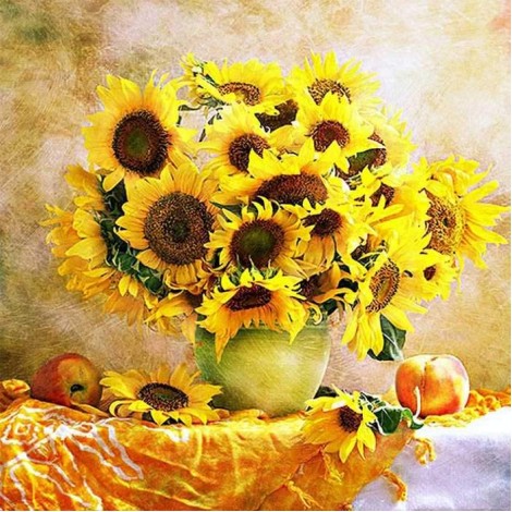 Sunflower | 5D Diamond Painting | Round Diamond