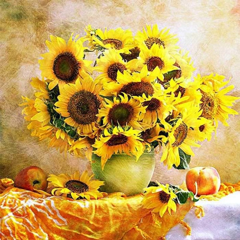 Sunflower | 5D Diamo...