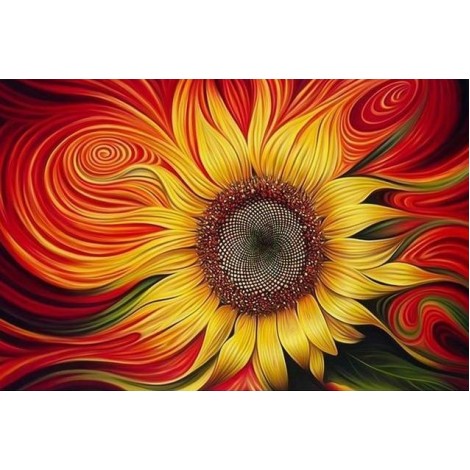 Sunflower | 5D Diamond Painting | Round Diamond