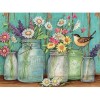 Flower & Birds | 5D Diamond Painting | Square Diamond