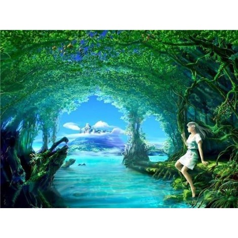 Fantasy Landscape | 5D Diamond Painting | Square Diamond