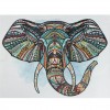 Elephant | 5D Diamond Painting | Partial | Special-shaped Diamond
