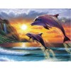 Dolphins | 5D Diamond Painting | Square Diamond