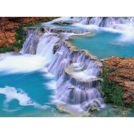 Waterfall | 5D Diamond Painting | Square Diamond