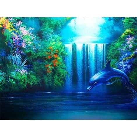 Waterfall | 5D Diamond Painting | Square Diamond