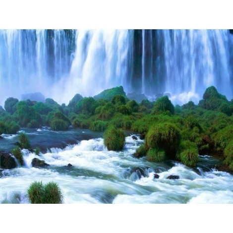 Waterfall | 5D Diamond Painting | Square Diamond