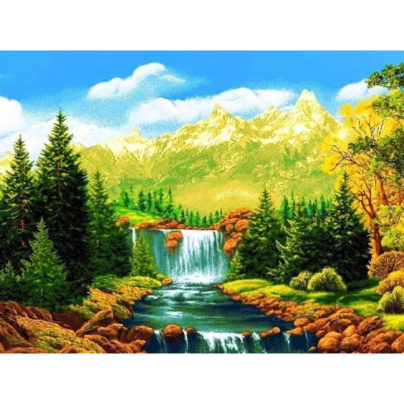 Waterfall | 5D Diamo...