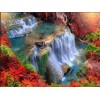 Waterfall | 5D Diamond Painting | Round Diamond