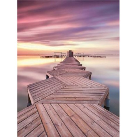 The Coastline | 5D Diamond Painting | Square Diamond