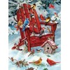 Birds Christmas  | Square Diamond