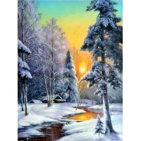 Winter Sunset | 5D Diamon...