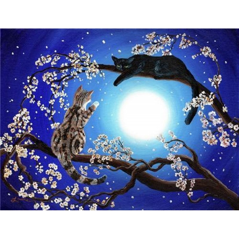Cats in the moonligh...