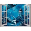 Beautiful scenery outside the window | Landscape | 5D Diamond Painting | Square Diamond