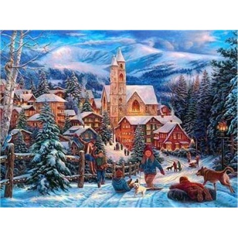 Winter | 5D Diamond Painting | Square Diamond