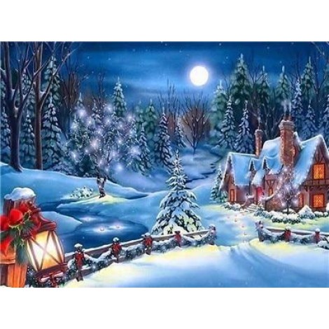Winter | 5D Diamond Painting | Square Diamond