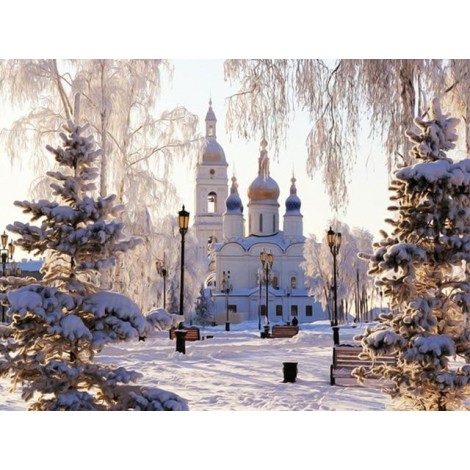 Castles | 5D Diamond Painting | Square Diamond