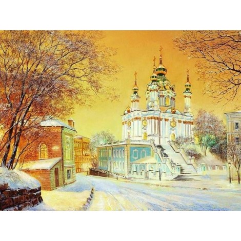 Castle | 5D Diamond Painting | Square Diamond