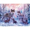Wolves | 5D Diamond Painting | Round Diamond