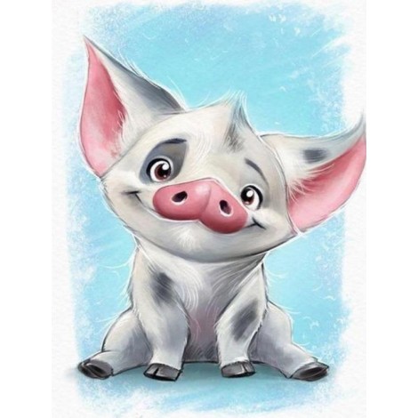 Cartoon Pig | 5D Diamond Painting | Square/Round Diamond