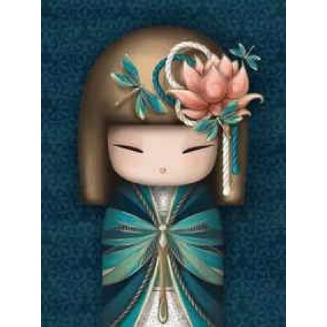 Cartoon Kimono | 5D Diamond Painting | Square Diamond