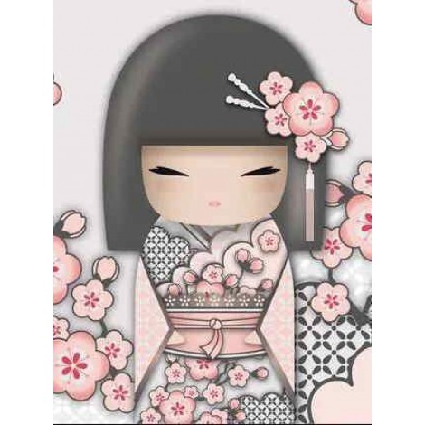 Cartoon Kimono | 5D Diamond Painting | Square Diamond