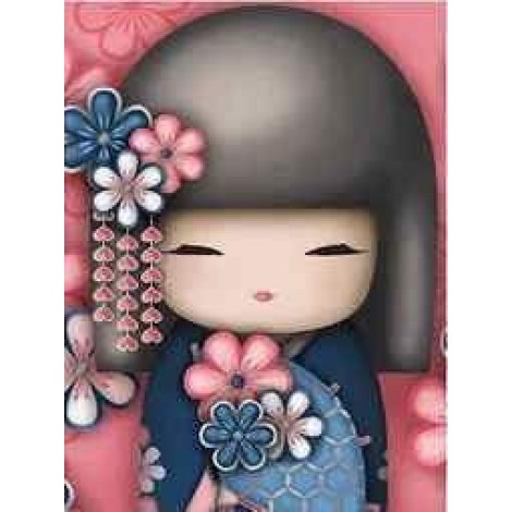 Cartoon Kimono | 5D Diamond Painting | Square Diamond
