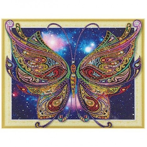 Butterfly | 5D Diamond Painting | Partial | Special-shaped Diamond