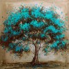 Blue Tree | 5D Diamond Painting | Square/Round Drill