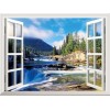 Beautiful scenery outside the window | Landscape | 5D Diamond Painting | Square Diamond