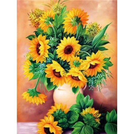 Sunflower | 5D Diamond Painting | Round Diamond