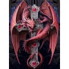 Red Dragon | 5D Diamond Painting | Square Diamond