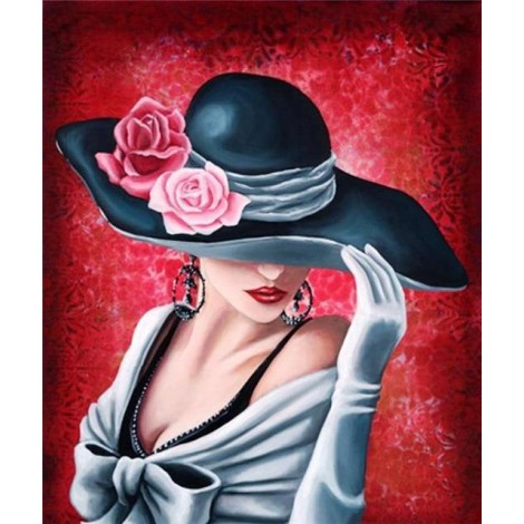 Beautiful Girl | 5D Diamond Painting | Square Diamond