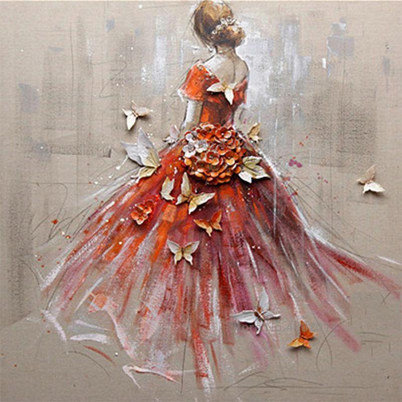 Red Ballet Girl Diam...