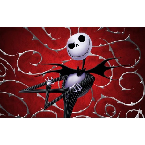 The Nightmare Before Christmas Red Diamond Painting Kit