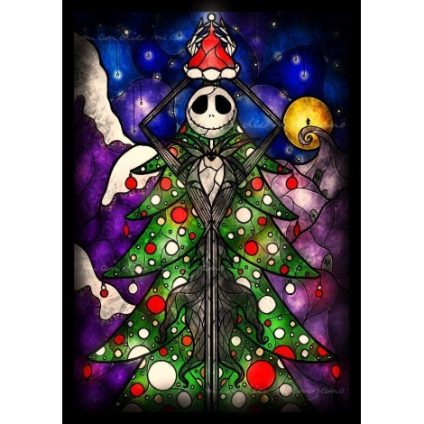 Nightmare Before Christmas Tree Diamond Painting Kit