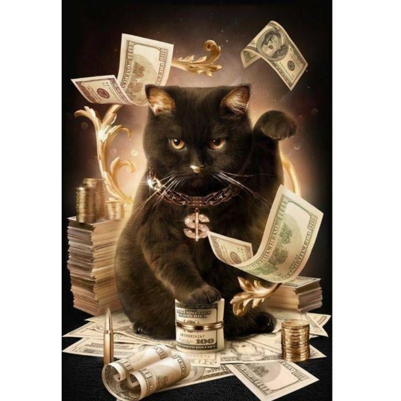 5d Cat Diamond Paint...