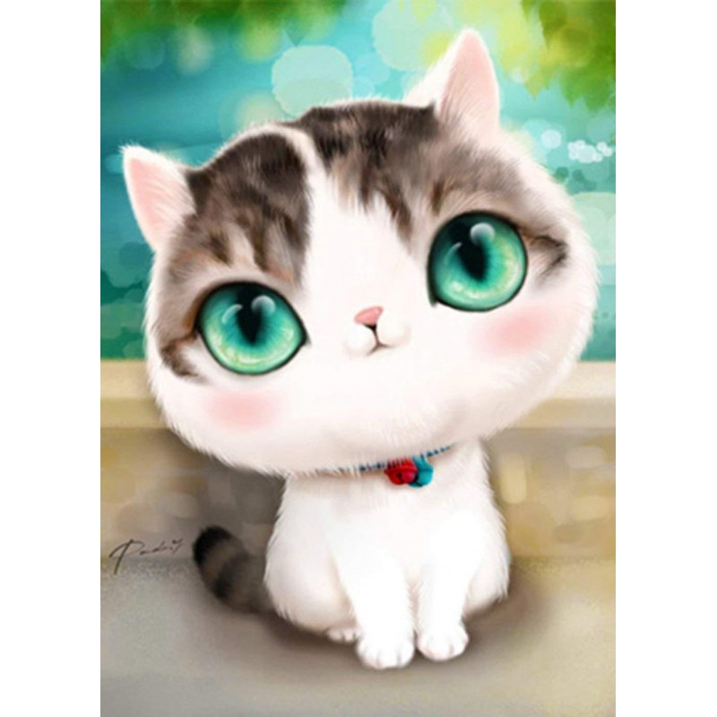5d Cat Diamond Paint...