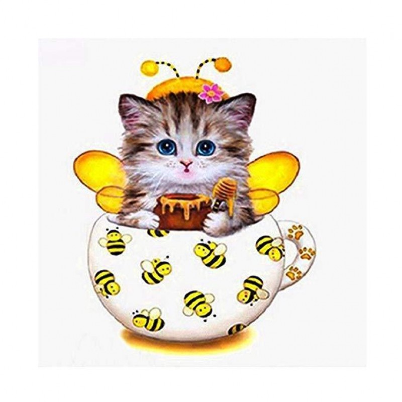 5d Cat Diamond Paint...