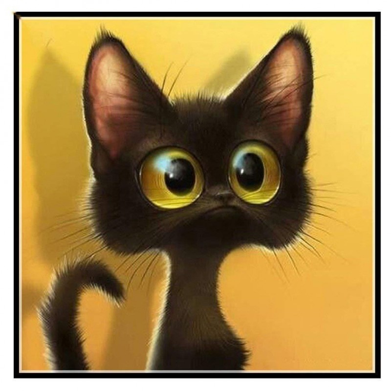 5d Cat Diamond Paint...