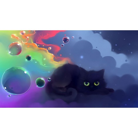 5d Cat Diamond Painting Kit Premium-34