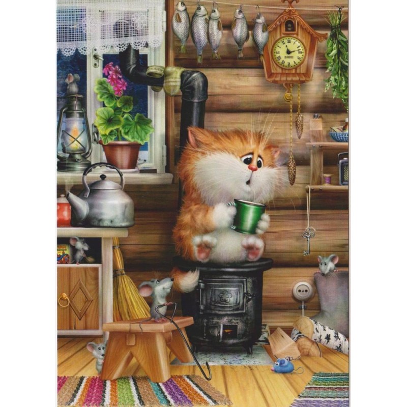 5d Cat Diamond Paint...