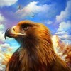 Brown Eagle Diamond Painting Kit