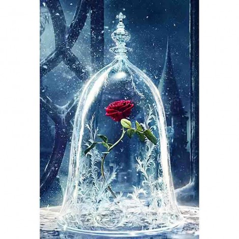 Rose Diamond Cross Stitch Crystal Diamond Painting Kit