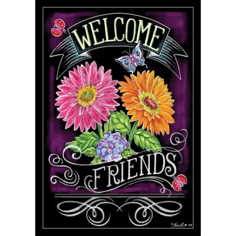 Welcome Friends Diam...