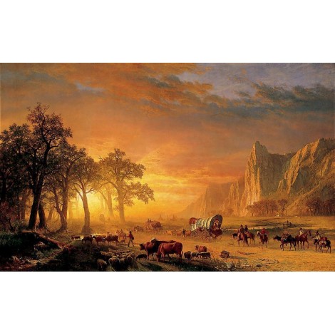 Western Orange Diamond Painting Kit