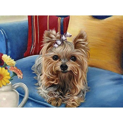 Yorkie Art Diamond Painting Kit
